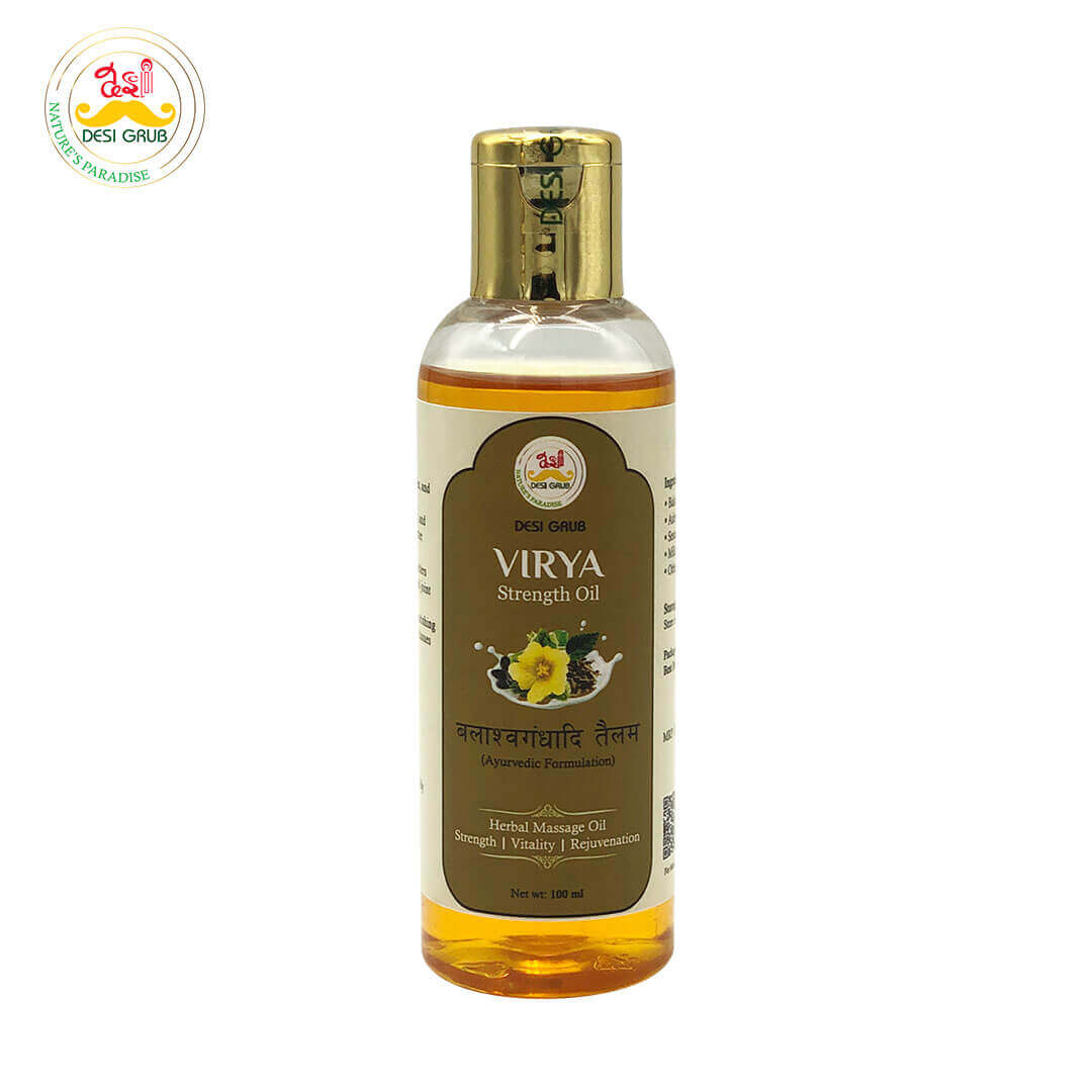 1-Virya Strenth Oil 12-10-2025 Desi Grub Virya Strength Oil 100ml| Balaswagandhadi Thailam