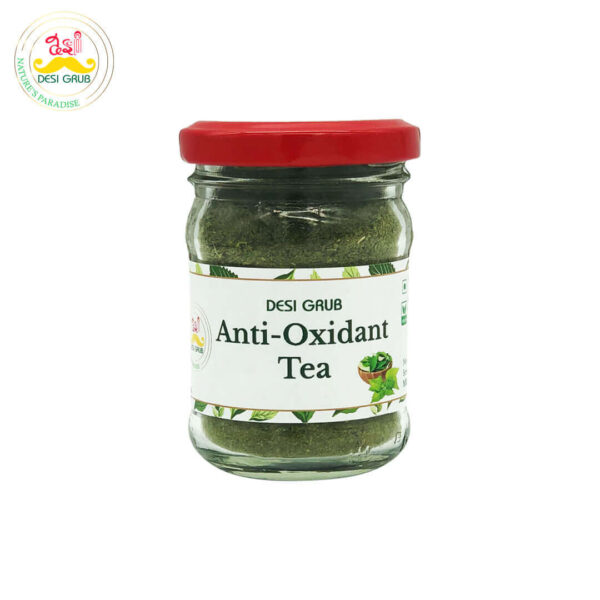 Desi Grub Antioxidant Tea 40g: Nettle & Curry Leaves Infusion for Natural Wellness