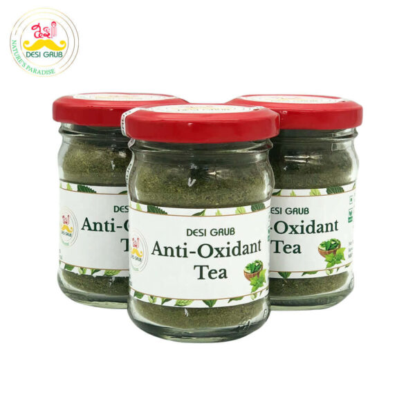 Desi Grub Antioxidant Tea 40g: Nettle & Curry Leaves Infusion for Natural Wellness