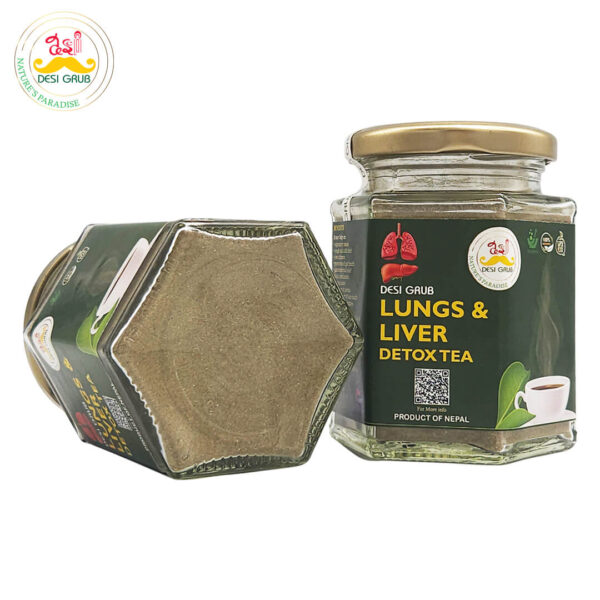 Lungs and Liver Detox Tea 100 Gms: Herbal Infusion for Cleansing and Vitality