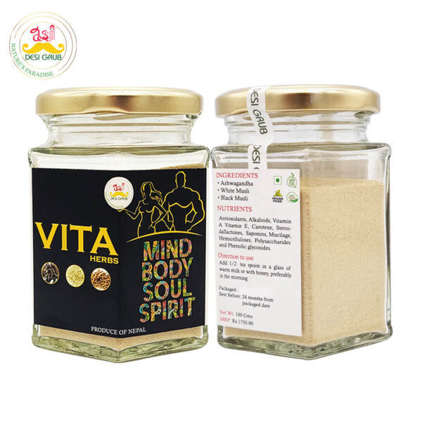 Vita Herbs 100 gms | Mind- Body- Soul- Spirit | Vitality Booster Drink