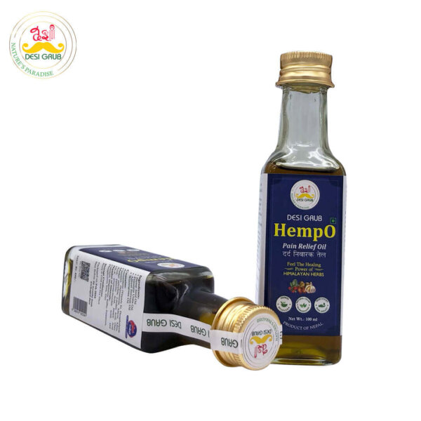 Desi Grub HempO Pain Relief Oil 100 ml | Himalayan Herbal Oil