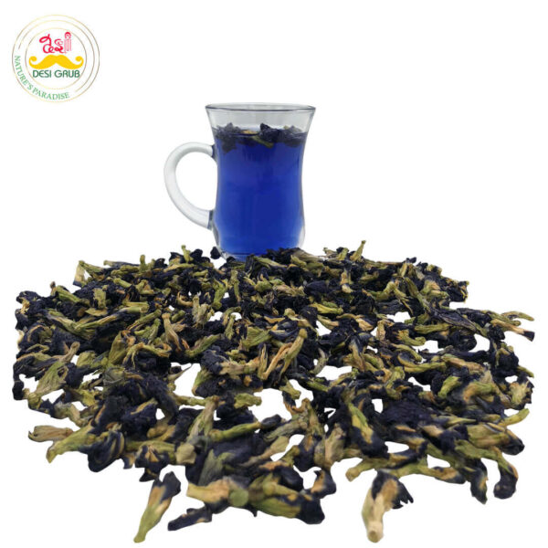 Desi Grub Blue Pea Tea | Butterfly Pea Flower Tisane 40 Gms