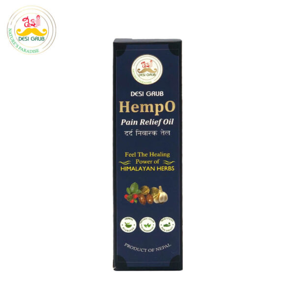 Desi Grub HempO Pain Relief Oil 100 ml | Himalayan Herbal Oil