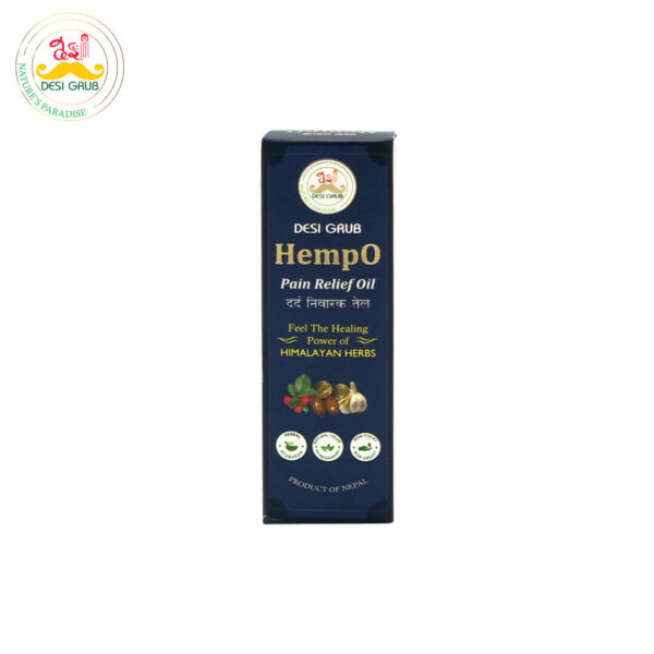 Desi Grub HempO Pain Relief Oil 30 ml | Himalayan Herbal Oil