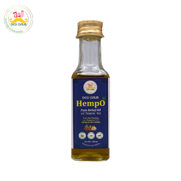 Desi Grub HempO Pain Relief Oil 100 ml | Himalayan Herbal Oil