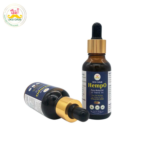 Desi Grub HempO Pain Relief Oil 30 ml | Himalayan Herbal Oil