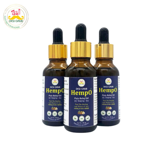 Desi Grub HempO Pain Relief Oil 30 ml | Himalayan Herbal Oil