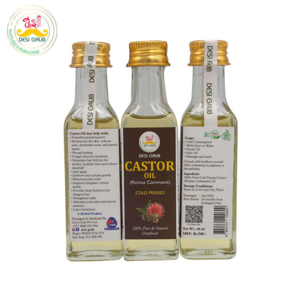 Desi Grub Castor Oil 60ml