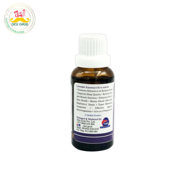 Desi Grub Lavender Essential Oil 30ml | Pure & Natural Relaxation Oil