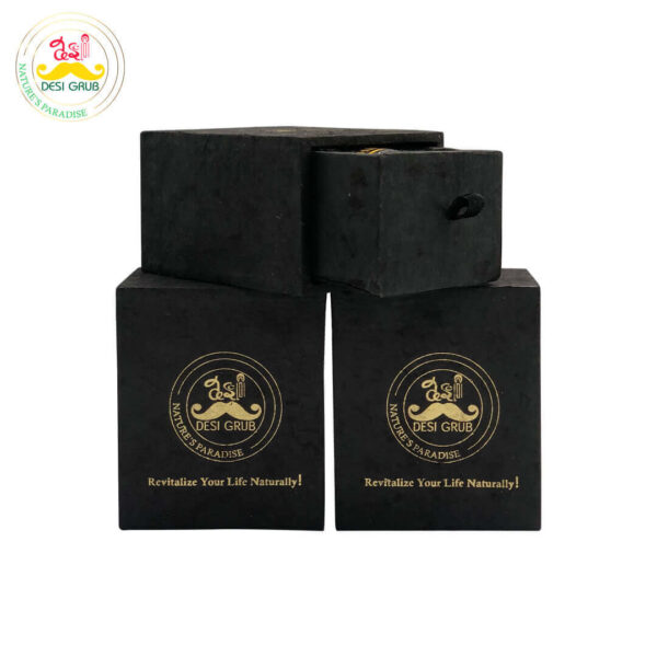 Desi Grub Black Gold Shilajit 30 Gms Gift Pack Nepali Paper Box